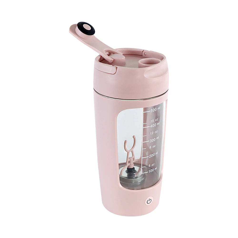 650ml USB Electric Protein Shaker Bottle Portable Rechargeable Blender Cup Multipurpose 650ml Mixing Cups for Fitness Workout
